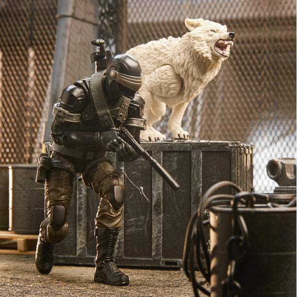 GI Joe Snake Eyes & Timber フィギュアセット Amazon.com: G.I. Joe Retaliation Snake Eyes figure with