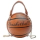 thumbnail image 4 of Bolso de baloncesto rosa de cuero para mujer con personalidad, monederos de pelota nuevos 2022, 4 of 5