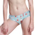 thumbnail image 5 of IAUYY Seamless Women Underwear Thongs ,XX-Large No Show Ladies Thong-No Line Workout Breathable Comfortable Panties Soft Christmas Background with Twinkling Stars, 5 of 6