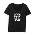 thumbnail image 3 of Camiseta para Mujer Traje Clásico De Verano Trajes De Moda Informales Simples Básicos para Mujer L, 3 of 7