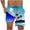 Light Blue^, variant on Mens George Shorts Stretch Waist, Men Swim Trunks with Compression Liner, Men's Bathing Suits, Hawaiian Board Shorts, Swimwear Shorts for Men