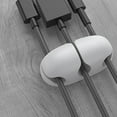 thumbnail image 2 of 6pcs Silicone Self Adhesive Cord Keeper Power Cord Holder Cable Organizer, 2 of 8
