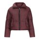 thumbnail image 3 of Chaquetas y abrigos casuales sin capucha de manga larga para mujer, abrigo de moda con bolsillo y cremallera, chaqueta larga de invierno de algodón con plumón de manga larga para mujer, 3 of 7