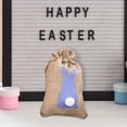 thumbnail image 6 of Easter Bunny Decor Drawstring Burlap Bag 4x5.5inch for Kids Birthday Party Accessory Durable Lightweight Easily Open or Close Washable, 6 of 8