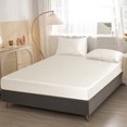 thumbnail image 2 of Pure Mulberry Silk 22 Momme Seamless Fitted Sheet, 2 of 9
