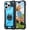 Black + Sky Blue, variant on Kryonix for iPhone 15 Pro Max 6.7'' Case with Ring Holder,Durable Military-Grade Rugged Shock-Absorbing Silicone Rubber Protective Case with 360° Magnetic Rotating Kickstand,Black