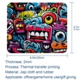 thumbnail image 5 of Graffiti Printed Desk Mat Mousepad, Non-Slip Rubber Bottom, 8.3x9.8 Inch, Suitable for Office and Gaming, 5 of 6