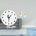 thumbnail image 2 of Reloj de pared,Reloj de pared con bailarina,reloj decorativo colgante.,Relojes de pared silenciosos Reloj decorativo de tiempo silencioso,estatua de cisne,Estatuas y figuras de cisnes de, 2 of 8