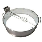 SnS Grills Rotisserie Kit for Weber 22 Kettle Grill — Stainless Steel, Even Cooking & Grilling