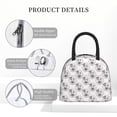 thumbnail image 4 of Fotbe Poodle Dog Pattern Lunch Bag, Insulated Lunch Box, Small Leakproof Cooler Food Lunch Containers Reusable High Capacity Lunch Tote Bags for Work, Travel, Outdoor, 4 of 6