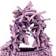 thumbnail image 2 of Bolso de mano para mujer, bolso de axila tejido informal, elegante bolso de compras de verano (púrpura) Ehuebsd Para Estrenar, 2 of 6