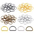 thumbnail image 1 of Anillos en D Swpeet 120 unidades 30 mm de metal para bricolaje en bolsos y herrajes, 1 of 7