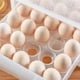 thumbnail image 4 of Moyic Caja de almacenamiento de huevos ABS Cocina Nevera Organizador Cajón Organizadores de vegetales Contenedor de alimentos Contenedores de Cocina y Comedor Una sola capa Moyic HA074747-01, 4 of 6