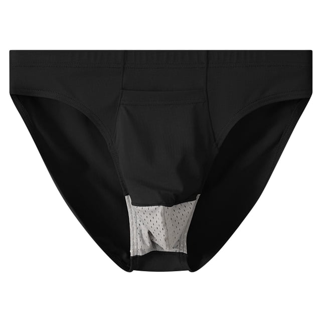 StSilkitty Mesh Briefs for Men Low Rise Breathable Stretch Underwear Lightweight Soft Breathable Bikini Underpants
