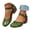 Green, variant on Women's Pumps Closed Toe Casual Strappy Heels Dressy Wedding Party Business Heeled Sandals