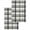 Green, variant on Purple Black Plaid Kitchen Dish Towels for Drying Dishes Set of 4, Farmhouse Purple Black Checkered Waffle Weave Microfiber Hand Tea Bathroom Towels Quick Dry & Absorbent Towel 12x12
