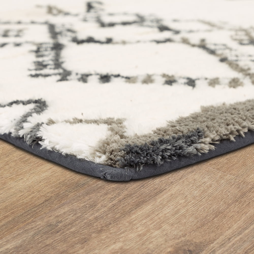 Mohawk Horizon Sahara Bath rug, Grey, 1' 9"x5'