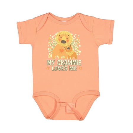

Inktastic Grammie Loves Me Gift Baby Boy or Baby Girl Bodysuit