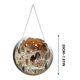 thumbnail image 3 of Round Acrylic Christmas Decorations Reindeer Hanging Sign Festive Wall Decorations, 3 of 5