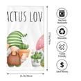 thumbnail image 2 of Pofeuu Cactus Gnome Print Hand Towel 27.5" x 16" Soft Absorbent Towel for Bathroom SPA Gym Hotel, 2 of 6