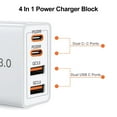 thumbnail image 2 of Cargador rápido Charger Famoby de 40 W, paquete de 2 con 2 cables USB-C, 2 of 7