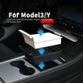 thumbnail image 2 of Suitable for tesla Tesla Rejuvenation New Edition Mode3/Y Double Layer Central Control Storage Box Seat Lower Storage Cup Seat, 2 of 4