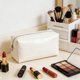 thumbnail image 5 of Neceser | Organizador de artículos de aseo de viaje | Estuche de cosméticos de gran capacidad para mujer | Neceser de piel, 5 of 6