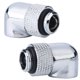 thumbnail image 2 of Ccdes Adaptador de codo giratorio de rosca G1/4 '' de 90 grados, adaptador extensor de conector macho a hembra para refrigeración por agua de PC(Plata) ANGGREK Ocean Broad Surfboard Fins, 2 of 6