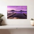 thumbnail image 2 of Elephant Stock Lake Atitlan Wall Art - Horizontal Canvas Wall Art - Living Room Wall Decor - Nature Canvas - Purple And Brown Decor - 12" x 8", 2 of 4