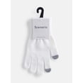 thumbnail image 4 of Scenario Women's Tech Touch Knit Gloves, Winter White, 4 of 4