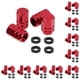 thumbnail image 3 of Speravity Paquete de 4 vástagos de válvula de aire de neumático de coche tapas de polvo de neumático de aluminio accesorios de cubierta de motocicleta Rojo 10piezas Speravity CBP449100, 3 of 4
