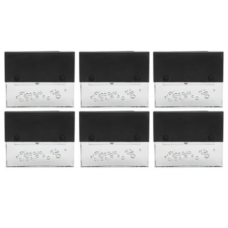 

Ymiko 6Pcs Outdoor Solar Power Color Changing LED Step Lights For Stair Balcony Fence Patio Garden Stair Step Light Outdoor Light