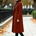 thumbnail image 5 of cocolona Womens Long Coat for Women Fall Winter Long Sleeve Lapel Trench Coat Oversized Elegant Trendy Jacket, 5 of 7