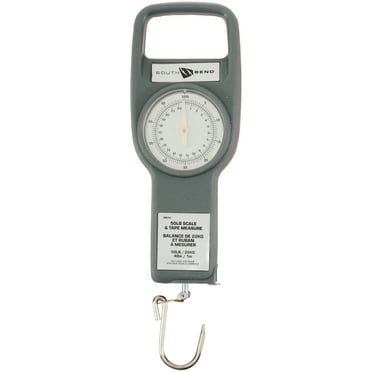 South bend 50 lb. scale & tape measure