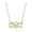 Golden, variant on SmartBy Infinity Heart Necklace for Women Cubic Zirconia Love Heart Pendant Necklace Romantic Birthday Gifts for Girlfriend Wife