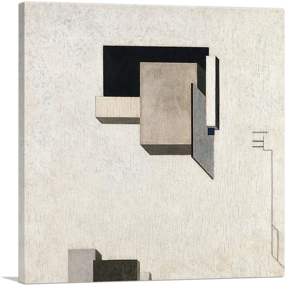 ARTCANVAS Proun 1 C Canvas Art Print by El Lissitzky - Size: 18" x 18" (0.75" Deep)