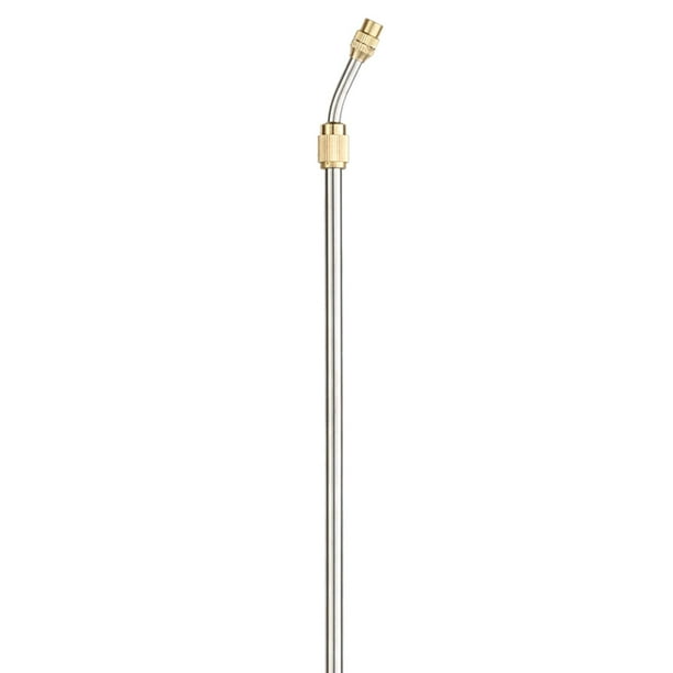 Extensión de manguera de jardín con conexión rápida y telescópica. 69cm acero