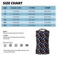 thumbnail image 6 of Haiem Men's Whales In Space Print Tank Tops Summer Sleeveless Cut Off Workout T-Shirts Fitness Vest Athletic Undershirts-3X-Large, 6 of 8