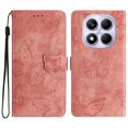 thumbnail image 1 of For Xiaomi Redmi Note 14 Pro 4G Case Butterfly Design Flip Wallet Leather Phone Cover Skin-Touch - G, 1 of 5