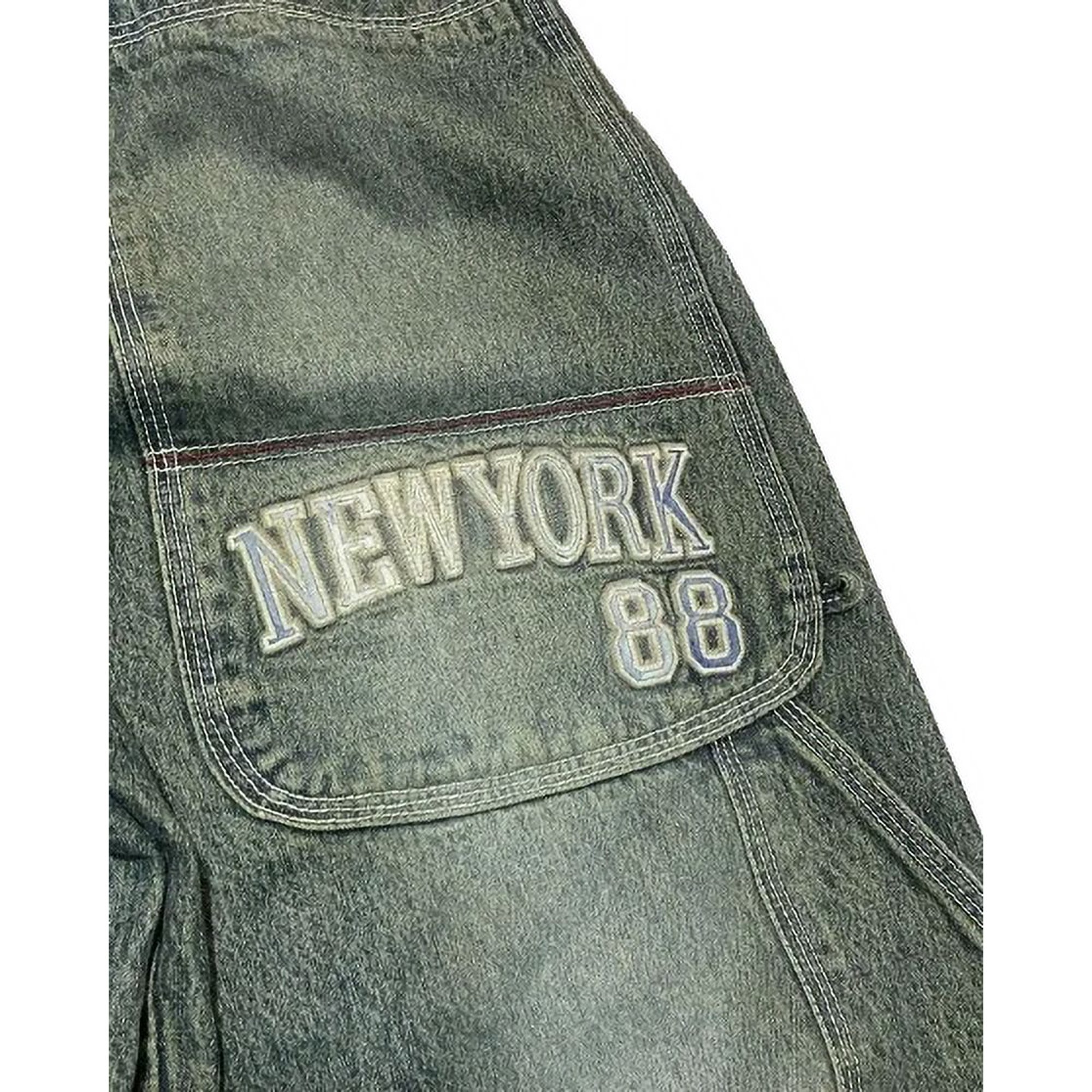 Streetwear JNCO Jeans Y2K Hip Hop Letter Embroidered Classic