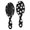Halloween Ghost Silhouette Pattern, variant on Halloween Ghost Pumpkin Pattern Brush, Detangling Hair Brush,Air Cushion Hair Comb, Round Tip Bristles Gifts for Wet Dry Hair Styling