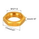 thumbnail image 2 of Tuerca de rueda RC Unique Bargains de Aluminio M12X1.0mm 17mm dorado 8 piezas, 2 of 6