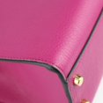 thumbnail image 5 of Pre-Owned VERSACE VIRTUS handbag 1005960 leather magenta pink beige shoulder bag, 5 of 10