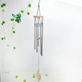 thumbnail image 3 of TNOBHG Chime Metal Wind Chime with 6 Aluminum Tubes Natural Soothing Melody for Garden Patio Outdoor Decoration Hanging Wind Bell Perfect Birthday Gift, 3 of 8