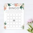 thumbnail image 5 of Koyal Wholesale Peach Coral Floral Paper Bridal Shower Bingo Game Cards, 20-Pack, 5 of 5