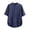 Navy, variant on Men Shirts Retro Short Sleeved T Shirt for Men with Tang Clothing Plate Buckle Casual Breathable Style Shirt