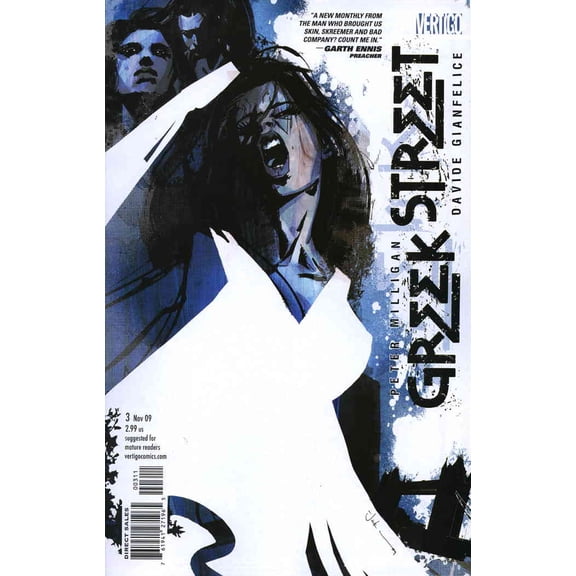 Greek Street #3 VF ; DC/Vertigo Comic Book