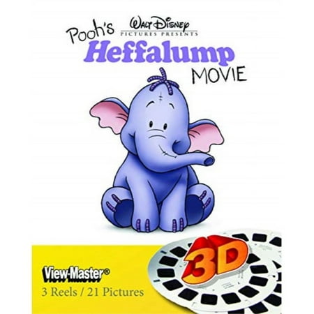 winnie the pooh - heffalump movie - viewmaster 3 reel set by 3dstereo viewmaster