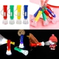 thumbnail image 2 of Pack of 10 Mini LED Keychain Flashlight Pocket Torch White Lighting Random Color, 2 of 14