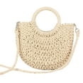 thumbnail image 2 of Handwoven Women Straw Handbag Shoulder Bag Handmade Purse Summer, 2 of 6